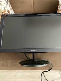 Monitor LED Philips 21.5", Wide, Full HD, DVI, Negru, 227E3LSU