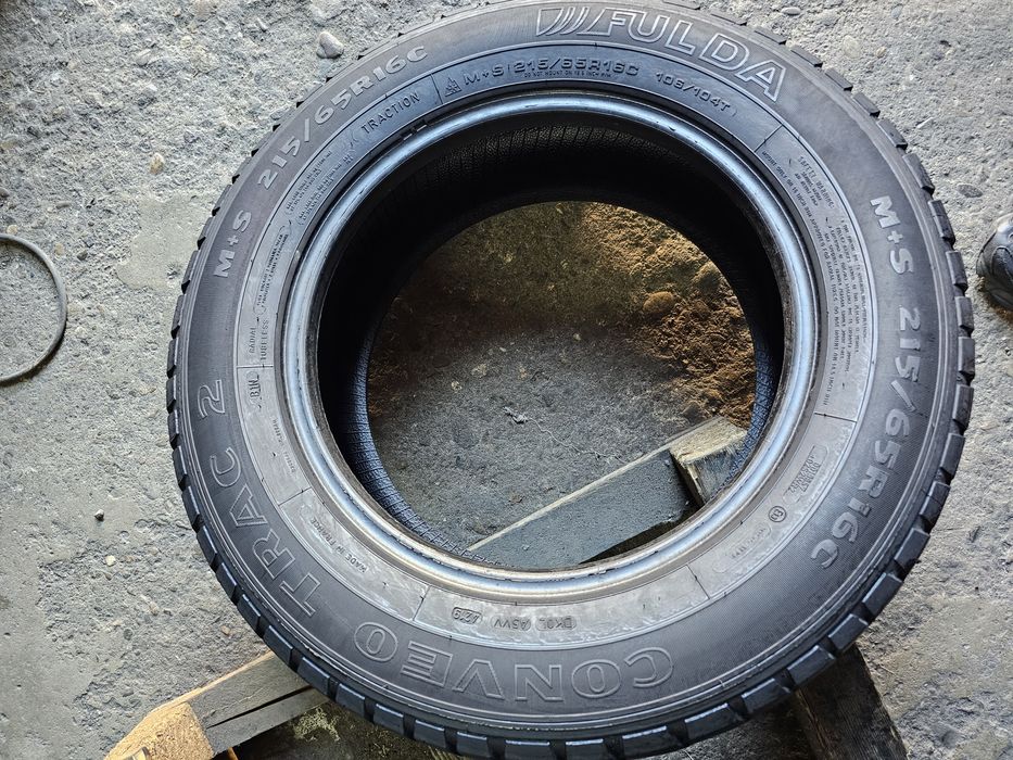 2 anvelope iarna 215 65 16C Fulda 7mm