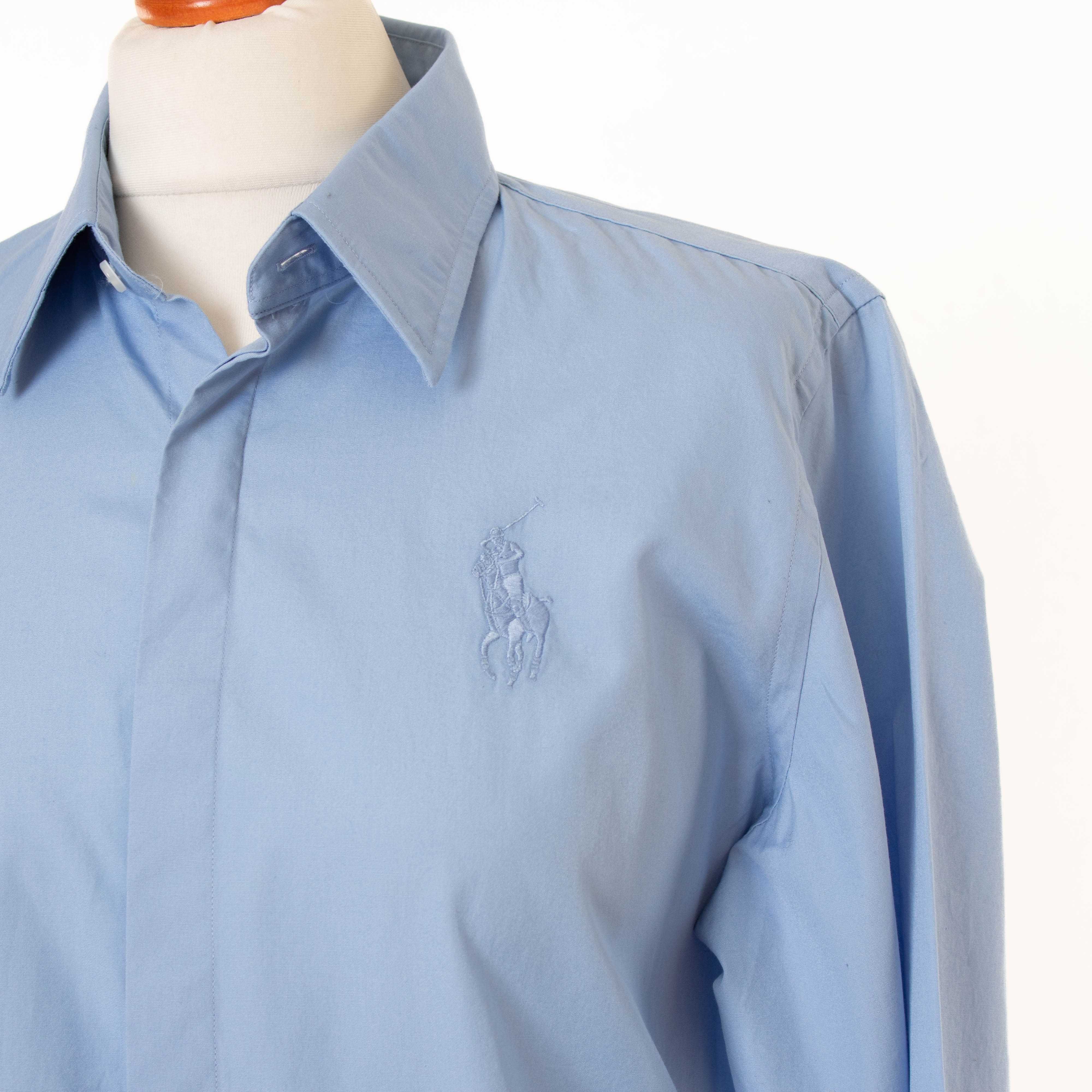 POLO GOLF RALPH LAUREN Страхотна дамска синя риза размер 12 / L