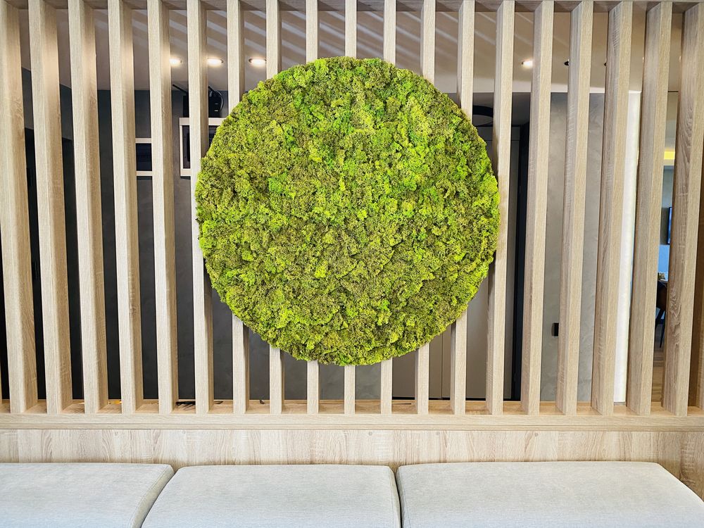 Cercul verde | Licheni decorativi | 100 cm diametru