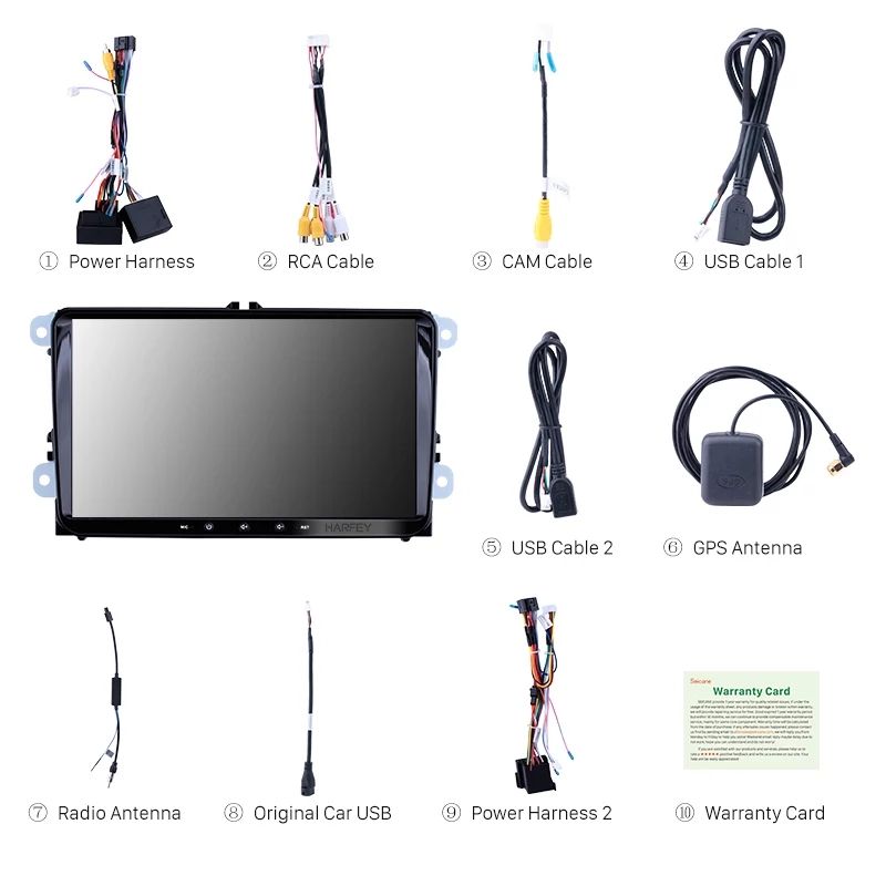 Navigatie android 12 - 13 vw skoda seat