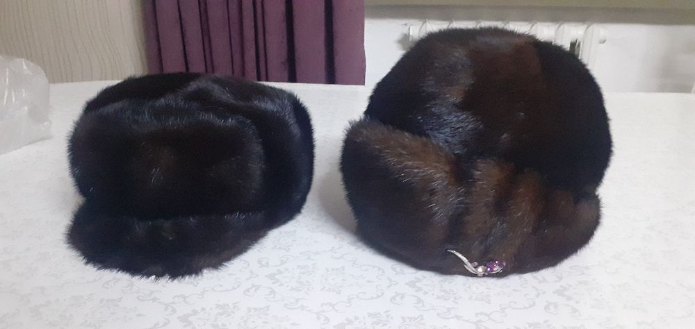 Норковая шапка  мужской  и женский