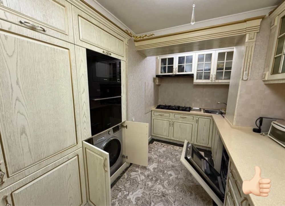 Ц-1 3//2//4 mebel+техника EVRO Срочно balkon-2*6 77квадрат