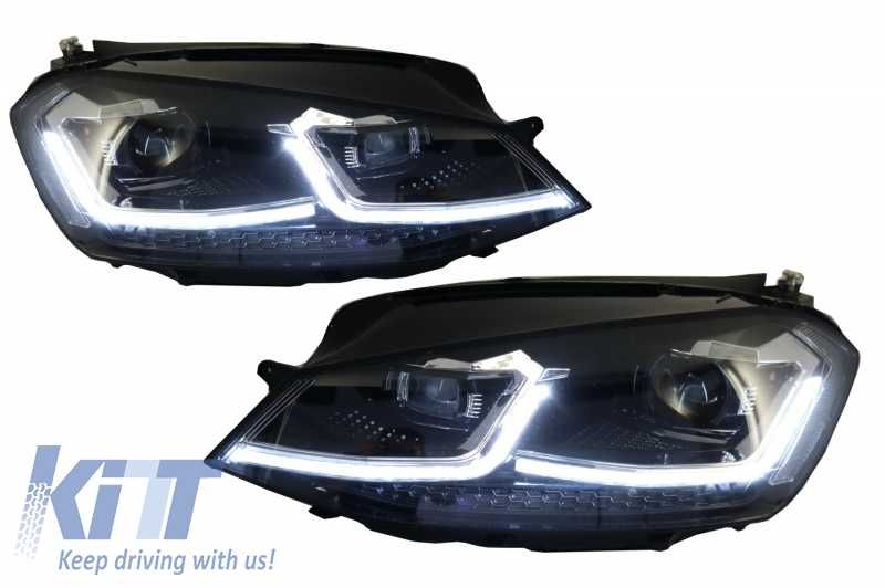 Promo Faruri LED VW Golf 7 (2012-2017) R-Line Semnal Dinamic