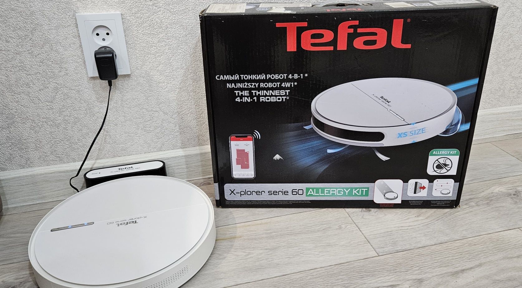 Продам робот-пылесос Tefal