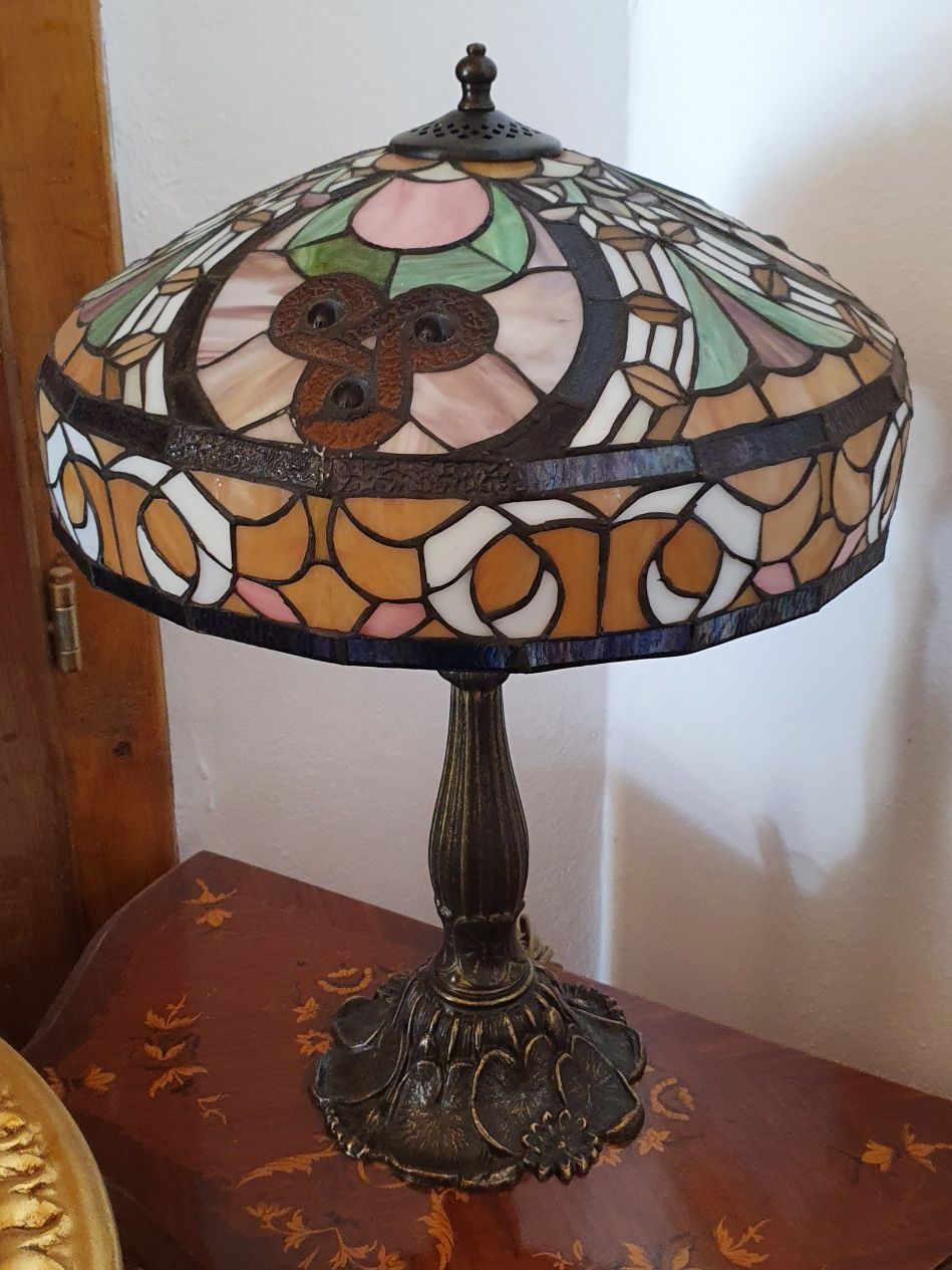 Lampă Bronz Tiffany *** vintage / antic / vechi / retro ***