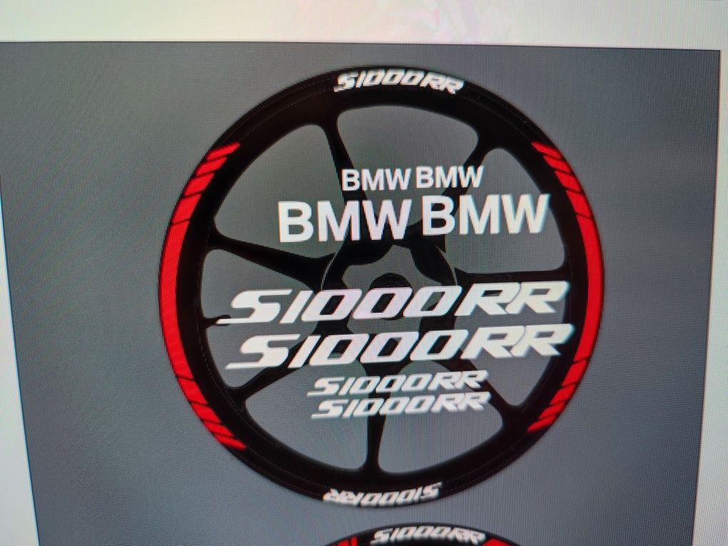 stickere roti rim stripes Autocolant Oracal Compatibile bmw s1000rr