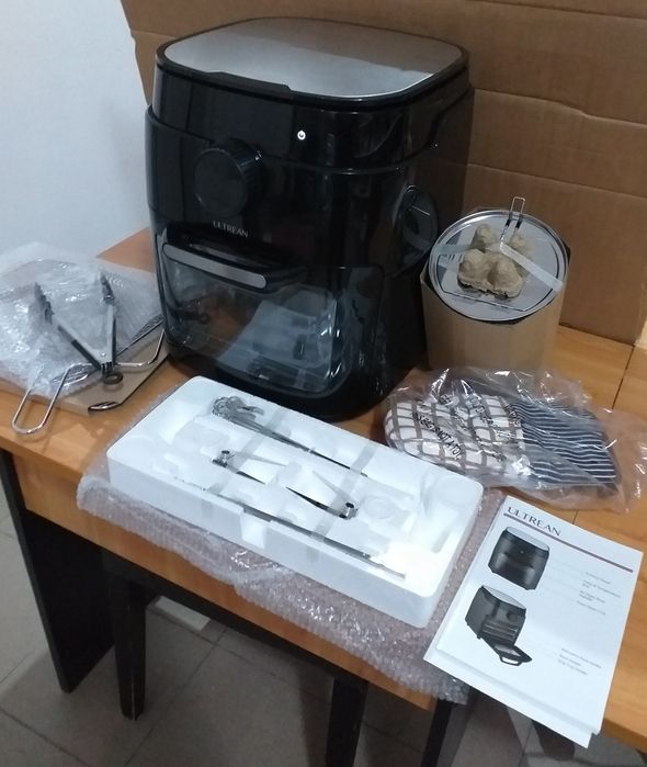 ULTREAN 12 litri combinat cuptor cu friteură cu aer, rotisor, cuptor