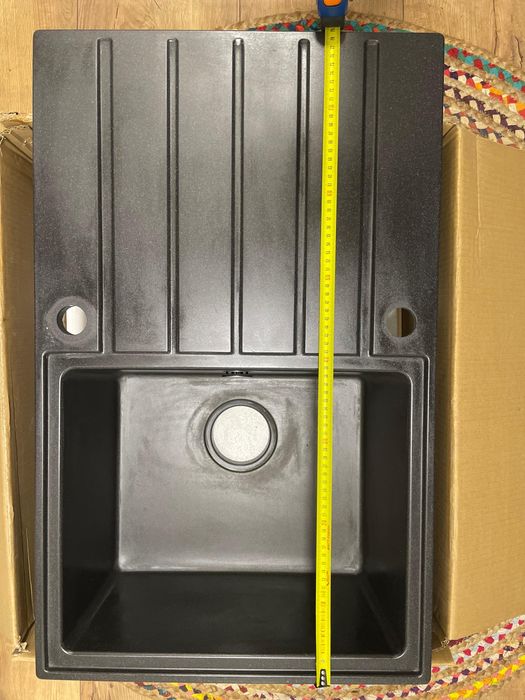 Chiuveta bucatarie neagra compozit