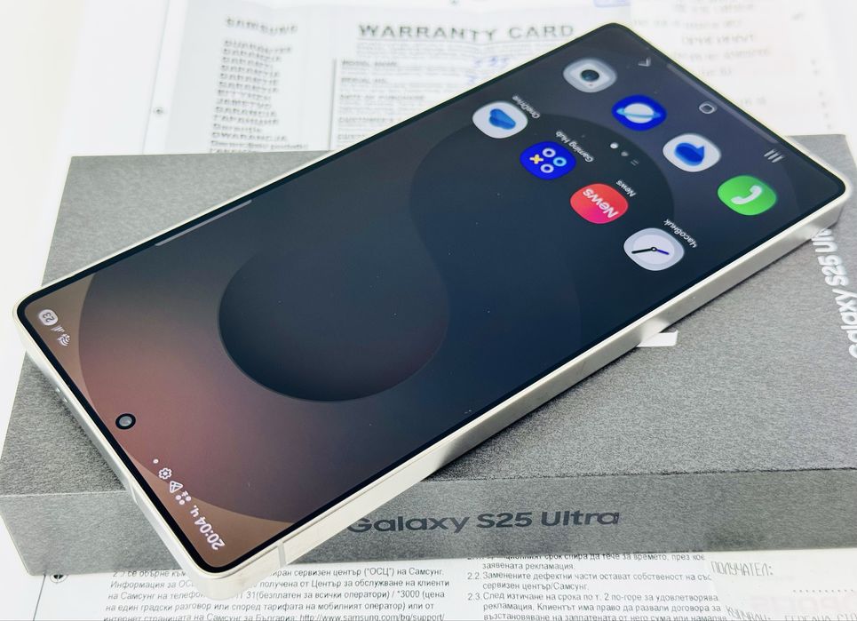 Samsung Galaxy S25 Ultra 5G 256GB 12RAM Gray Перфектен! 2г. Гаранция!