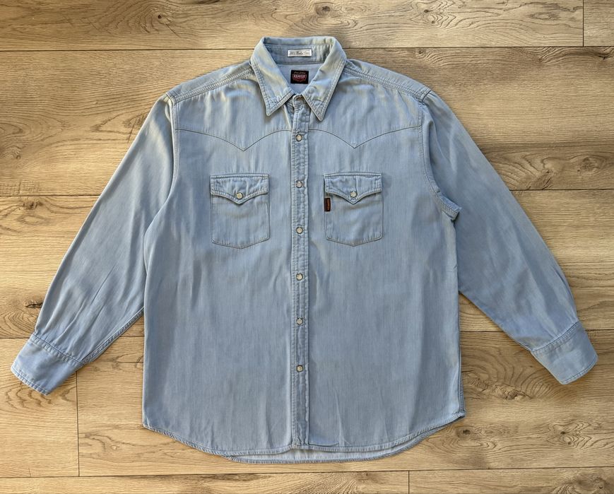 Camasa Blug EDWIN Trucker Workwear Albastru Barbati | Marime XL