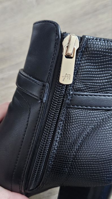 Botine cu toc gros Anna Field, mărimea 34