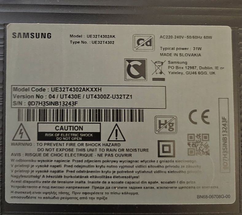 Vând televizor Samsung