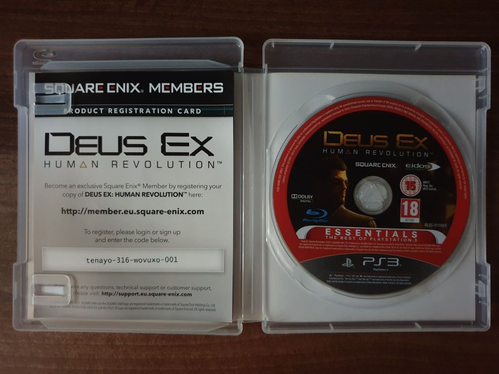 Deus Ex Human Revolution Essentials PS3/Playstation 3