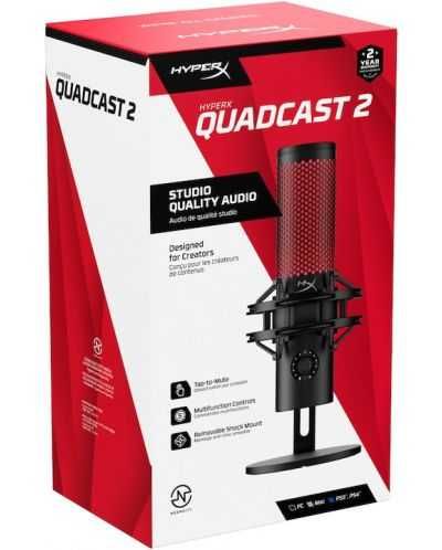 Microfon HyperX DuoCast si DuoCast 2,USB, RGB, cardioid,negru,sigilat