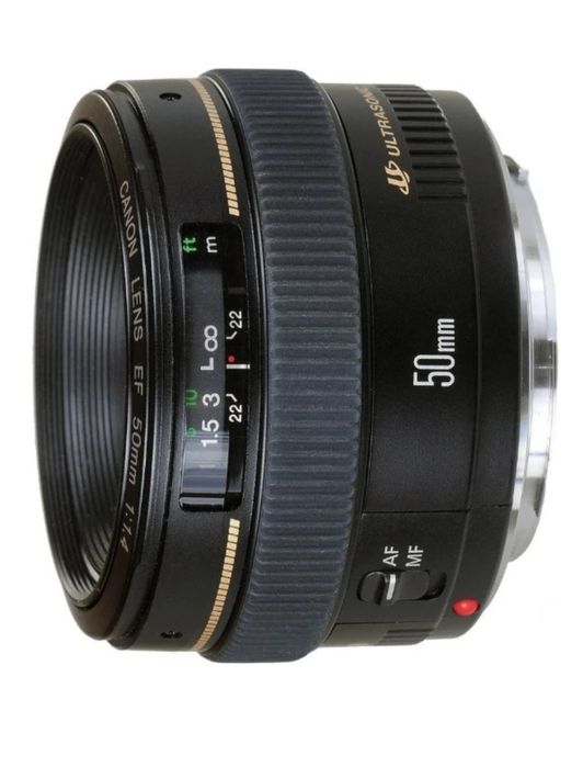 Объектив Canon EF 50mm, f/1.4 USM, черный