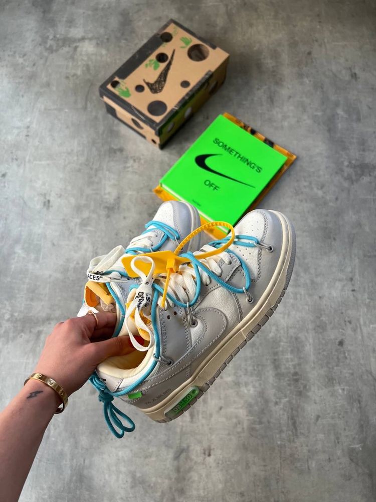 Отново Off-White x Nike Dunk Low 'Lot 02 of 50'