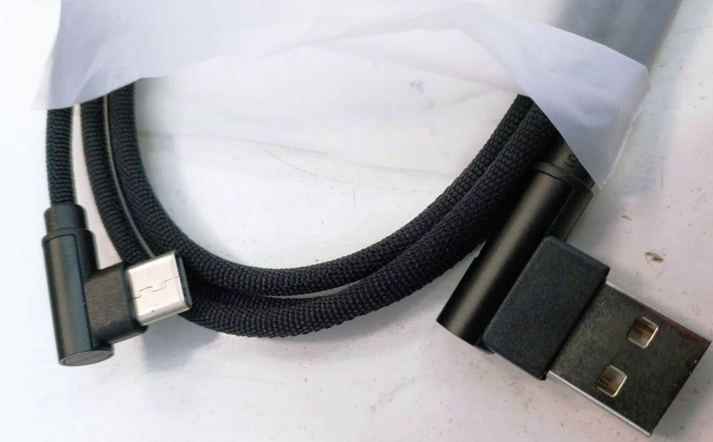 USB КАБЕЛИ 90 Degree Premium L Cable Fast Charging cable