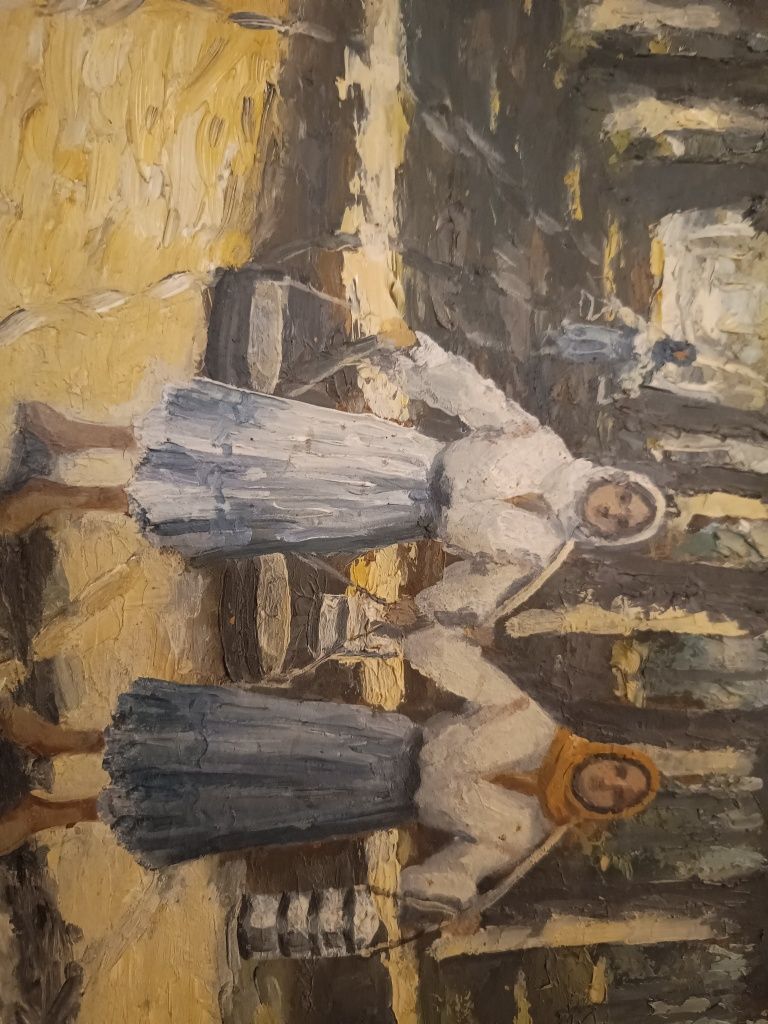 Tablou , pictura veche in ulei