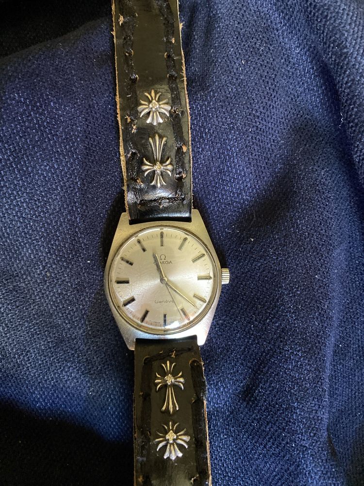 Omega geneve 1955 с естествени диаманти