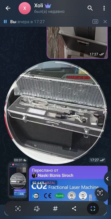 Co2 Lazer aparat sotiladi