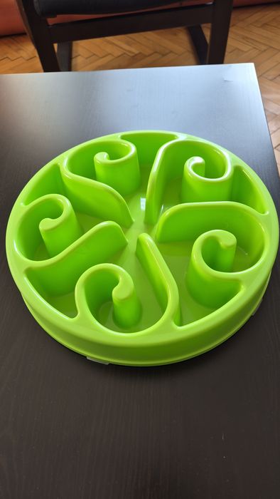 Купа за хранене на куче - slow bowl