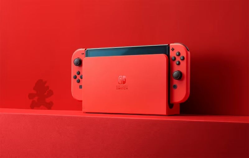 Consola Editie Limitata Nintendo Switch OLED Mario Red Edition Altex