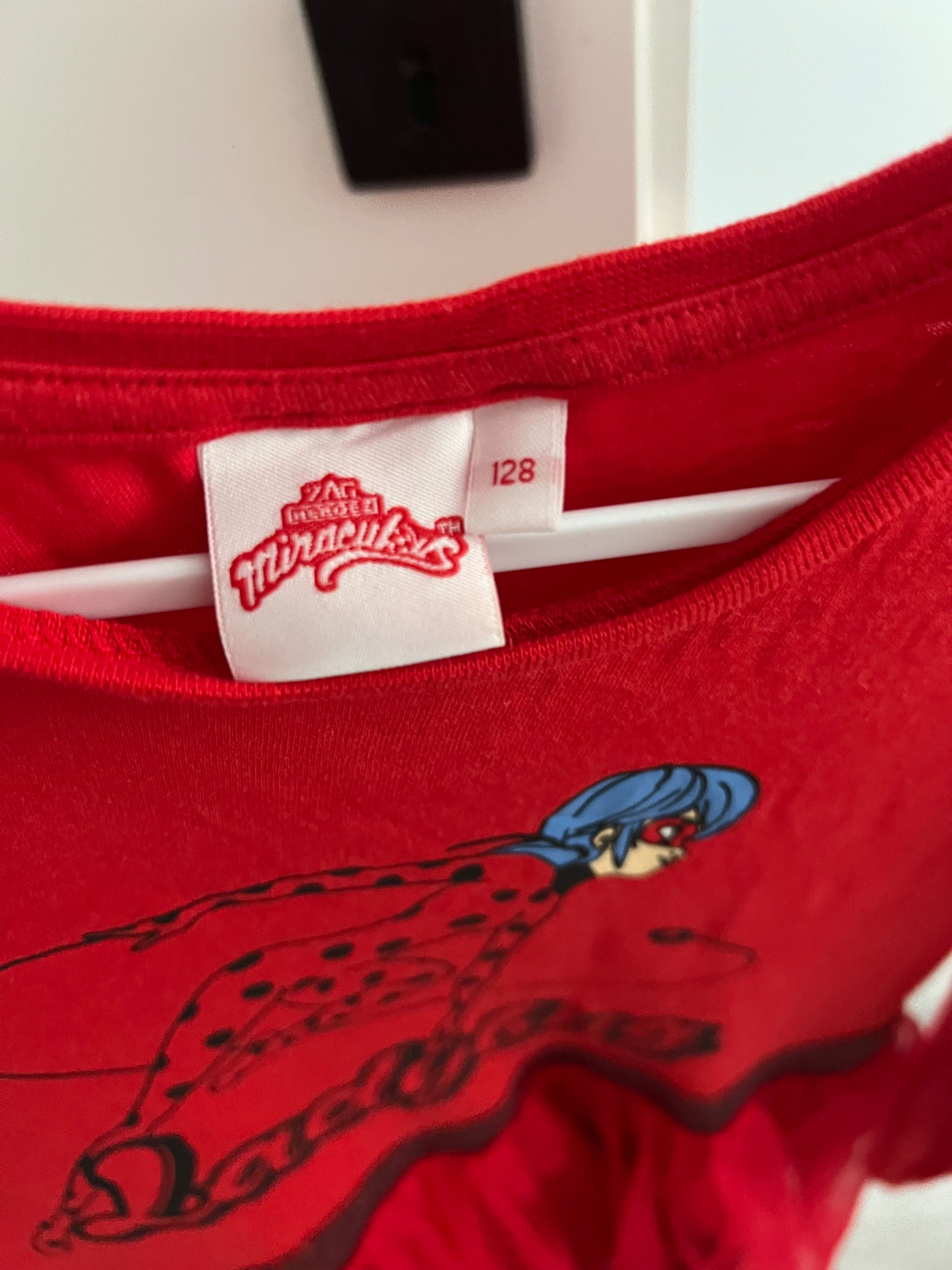 Червена рокля от тюл за момичета Lady Bug