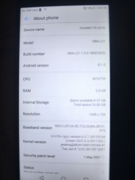 Huawei y5 funcțional