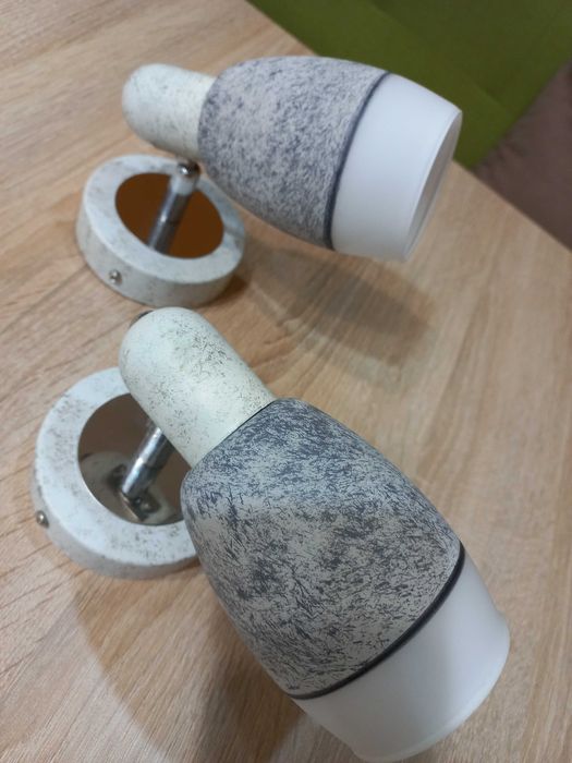 Set aplica de tavan si 2 veioze de perete cu becuri led