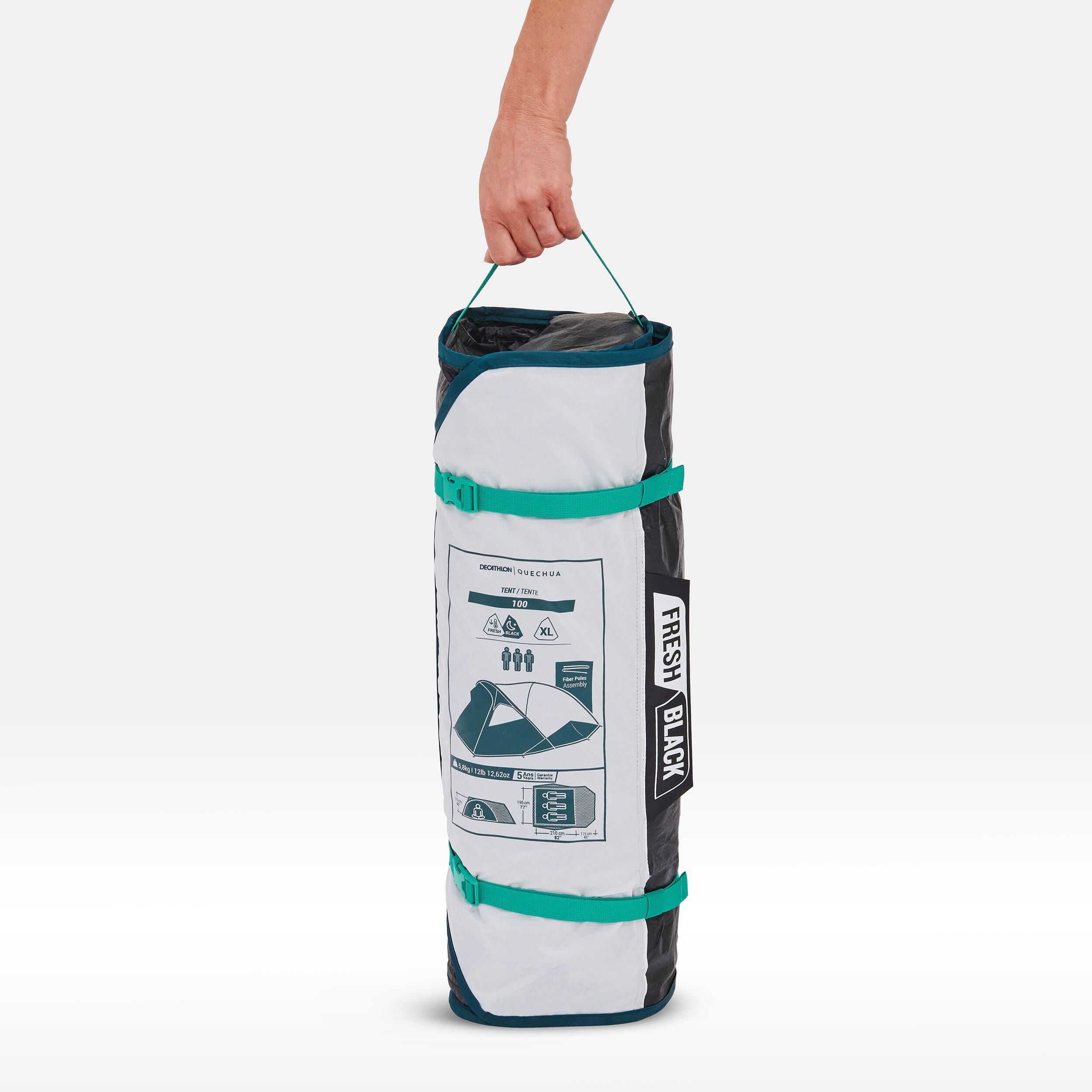 Cort Camping Mh100 Xl Fresh & Black - produs resigilat (nou) Decathlon