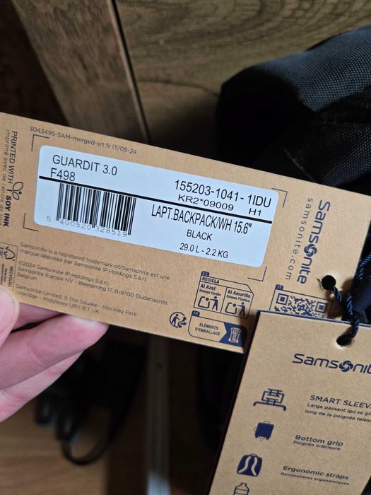 Раница Samsonite Guardit 3.0 чисто нова