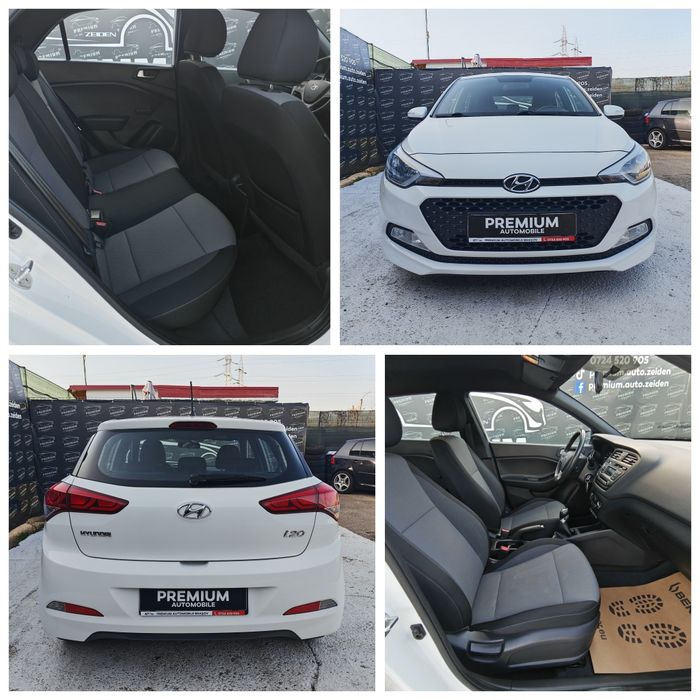Hyundai i20*Garanție 12 luni* 1.2 benzina 84CP/Euro 6/Volan încălzit