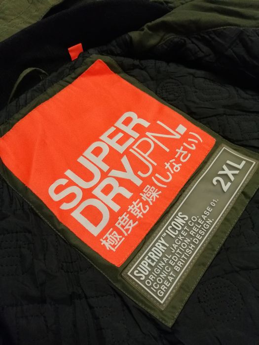 SUPERDRY geacă 2XL bărbați TOP originală ICON | transport GRATUIT‼️FAN