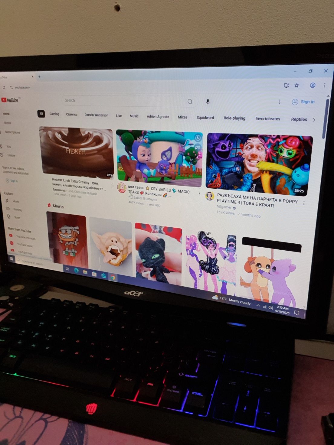 Монитор acer 19"