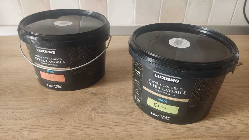 Vopsea lavabila colorata