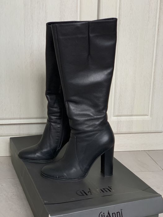 Дамски ботуши естествена кожа Gi Anni