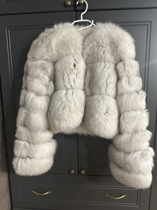 Blanita de vulpe argintie si paleta farduri Tom Ford originala cado