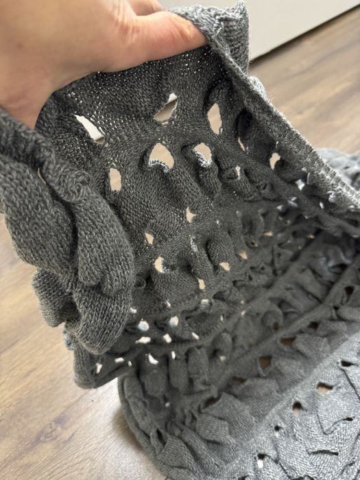 Дълга жилетка с уникална плетка