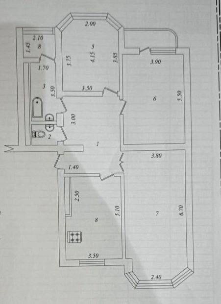 Продаётся квартира  Мирзо-Улугбекский район  Банковский дом