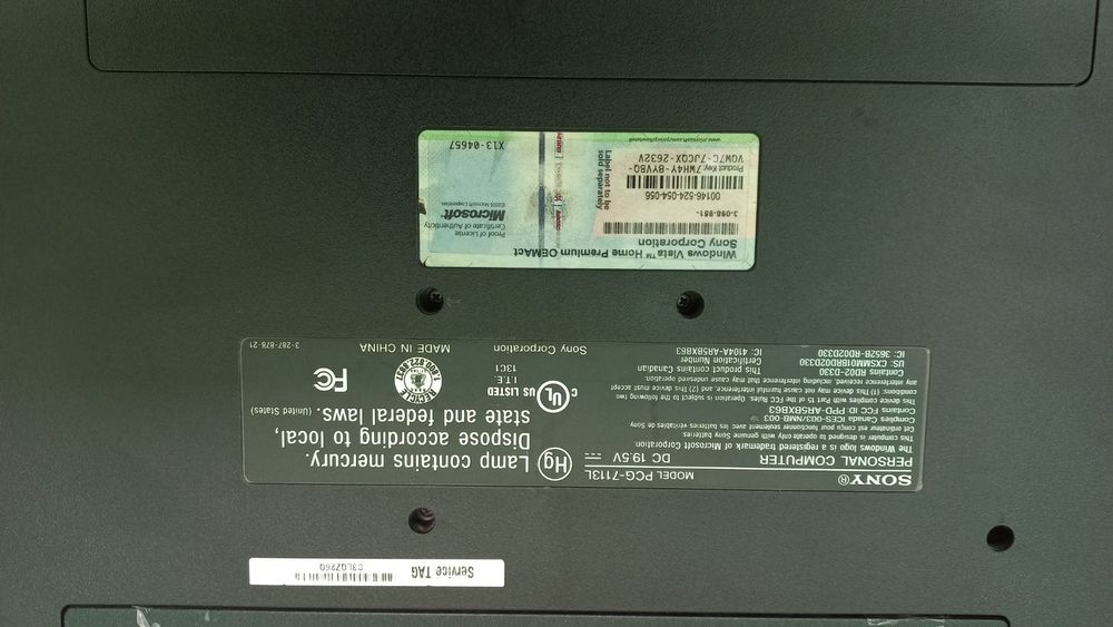 Лаптоп Sony VGN-NR360E Sony за части