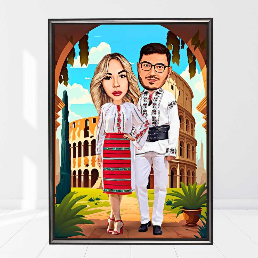 Cadou Cuplu Barbati Femei Tablouri Personalizate Zi de Nastere