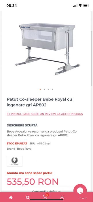 Patut beberoyal co-sleeper