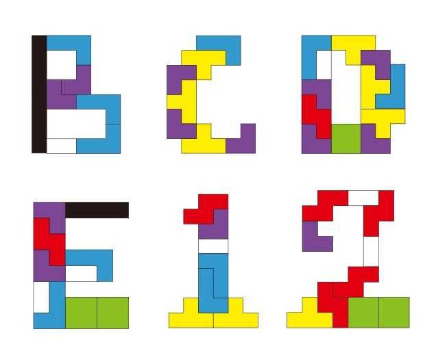 Joc de inteligenta Tetris puzzle pentru copii, Montessori, activitati