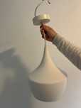 Lustre suspendate albe - 150 lei ambele