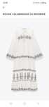 Rochie cu broderie ,Zara