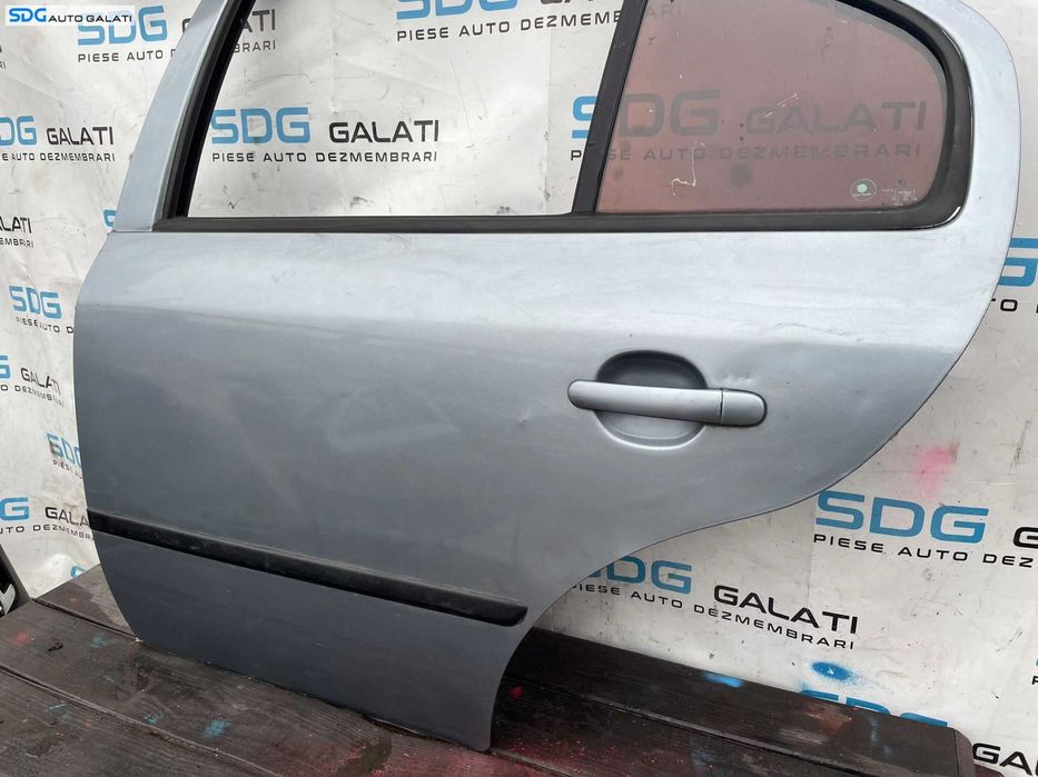 Usa Usi Portiera Portiere Stanga Spate cu Defect Skoda Octavia 1 Berlina Sedan 1998 - 2010 [2826X]