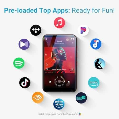 Нов MP3 MP4 Музикален плейър с тъчскрийн Spotify Bluetooth и WiFi 96GB