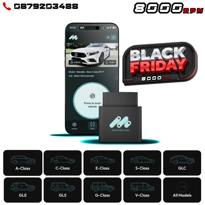 MBito диагностика Мерцедес промо пакет със 100 кредита екстри AMG меню