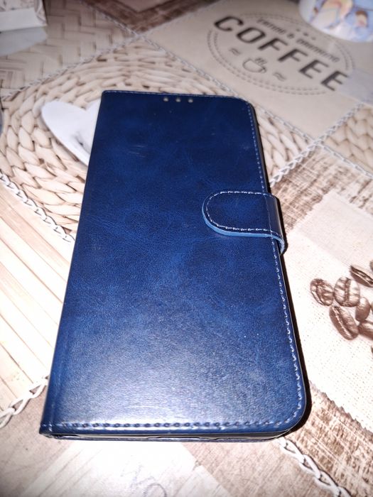 Husa portofel SMOOTH pentru Samsung Galaxy A55 5G albastra